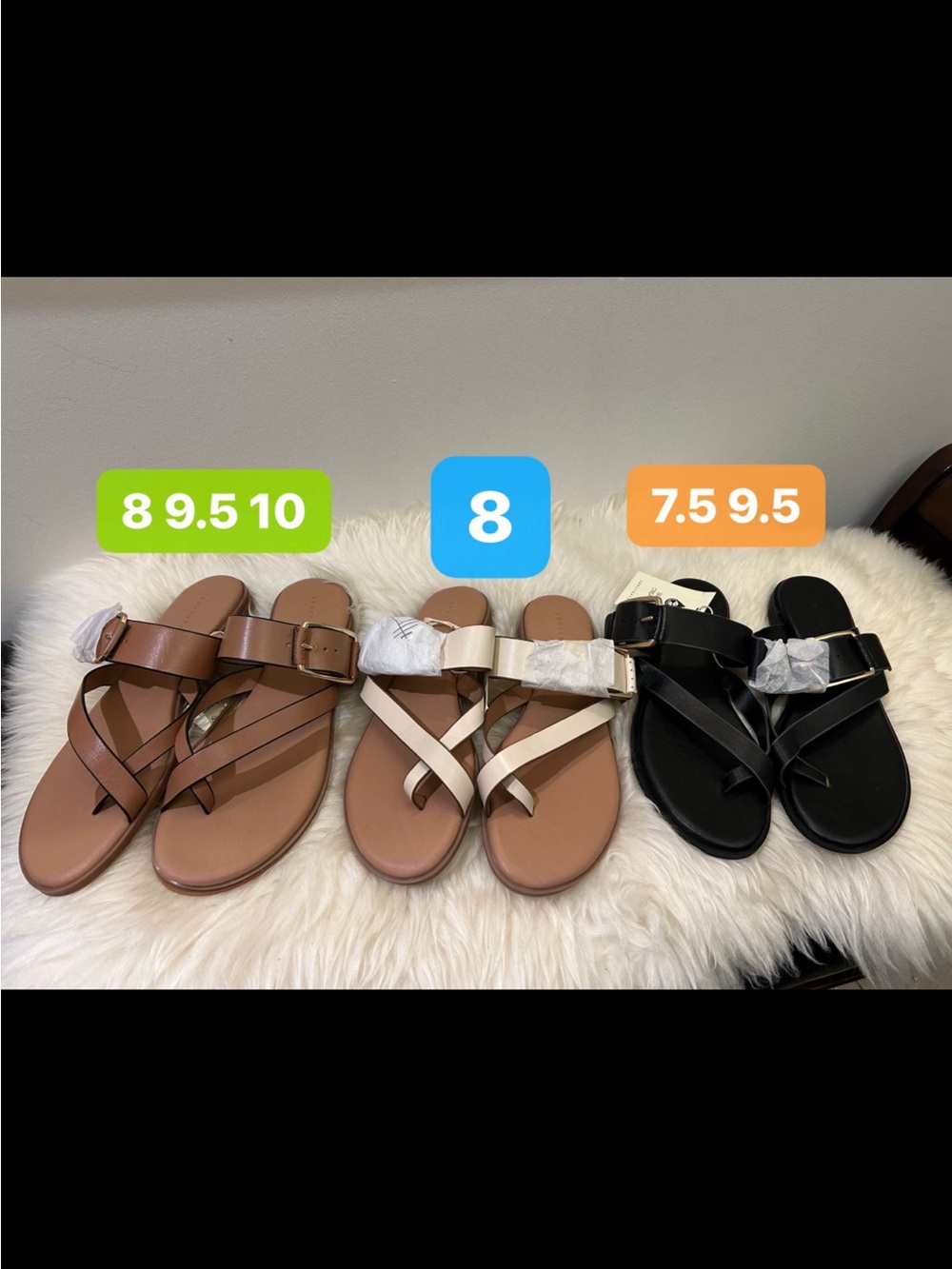 Sanctuary Leather Slide Sandals